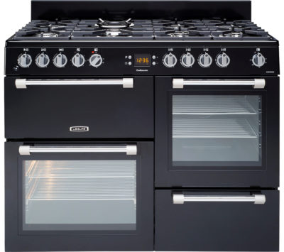 LEISURE Cookmaster CK110F232K Dual Fuel Range Cooker - Black & Chrome LEISURE Cookmaster CK110F232K Dual Fuel Range Cooker - Black & Chrome